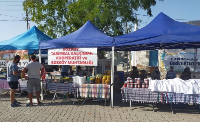 Çanakkale'de Bozköy Gıda Fuarı açıldı