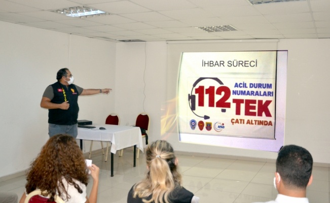 Karamürsel'de muhtarlara yönelik yangın semineri düzenlendi