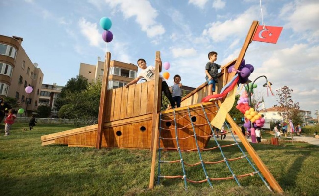 Bursa'da çocukların tasarladığı park açıldı