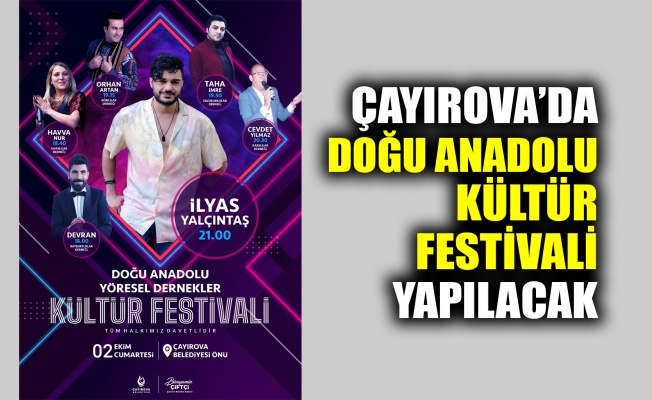 Çayırova’da Doğu Anadolu Kültür Festivali