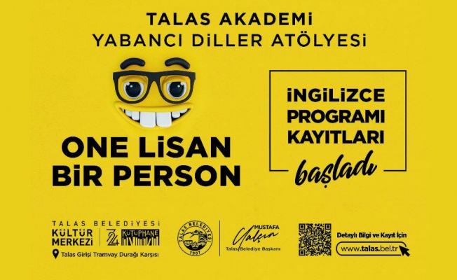 Kayseri Talas Belediyesi'nden İngilizce kursu