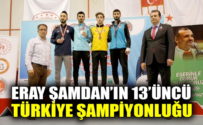 Şamdan’ın 13’üncü Türkiye şampiyonluğu
