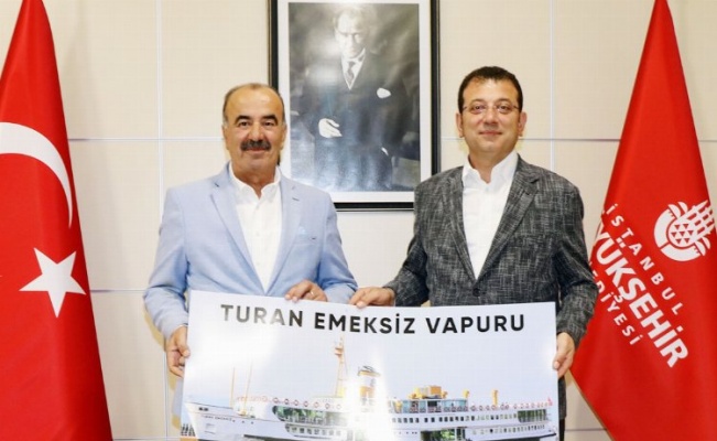 Bursa Mudanya'da misyonunu tamamlayan Turan Emeksiz gemisi İstanbul'a bedelsiz hibe edildi