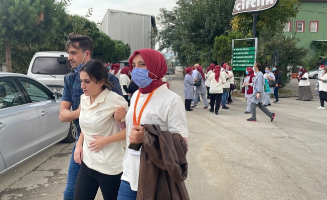 GÜNCELLEME  - Bursa'da fabrikada çıkan yangına müdahale ediliyor