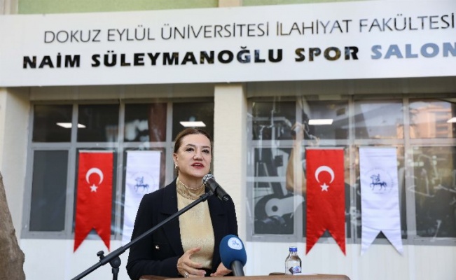 İzmir DEÜ'de Naim Süleymanoğlu Spor Salonu açıldı 