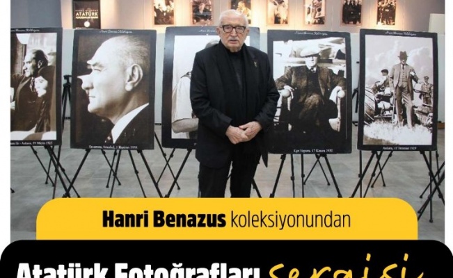 İzmir Gaziemir' de Hanri Benazus'tan "Atatürk" sergisi