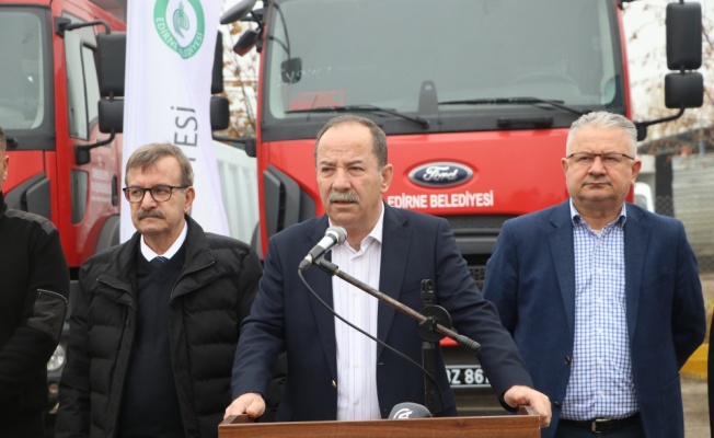Belediye Başkanı Gürkan, belediyeye yeni alınan araçları tanıttı