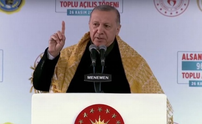 Cumhurbaşkanı Erdoğan'dan İzmir'de 'faiz' mesajı