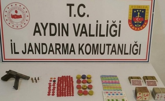 Didim Akköy'deki kahvehaneye kumar baskını 