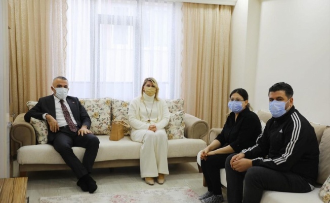 Kırklareli Valisi Osman Bilgin'den şehit ailesine ziyaret