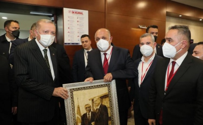 Malatya Doğanşehir'den Cumhurbaşkanı Erdoğan'a tablo