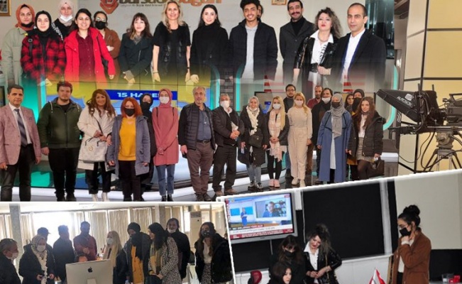 Bursa'da gazeteci adayları medya ziyaretlerinde