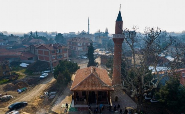 Bursa İnegöl'de Tarihi İvaz Paşa Camii ibadete açıldı 