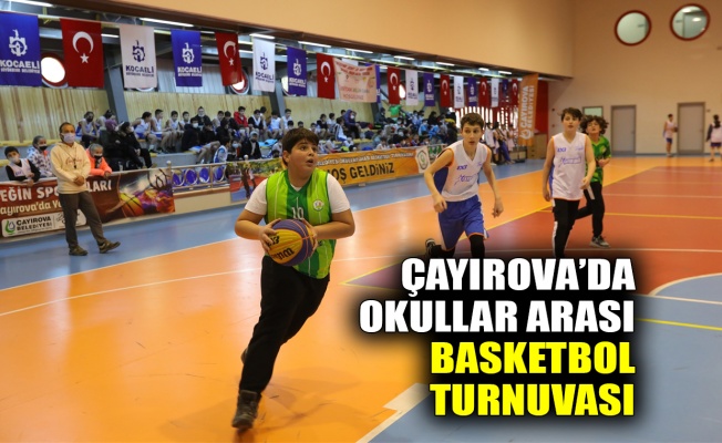 Çayırova’da okullar arası basketbol turnuvası büyük ilgi gördü