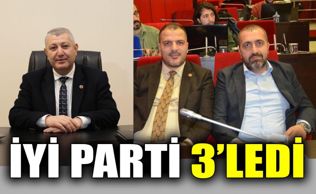 İYİ Parti Gebze Meclisi'nde 3'ledi