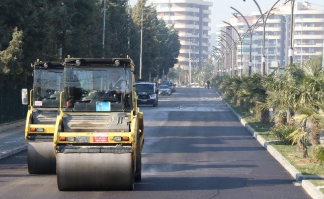Manisa Büyükşehir'de 4 mevsim asfalt çalışması 