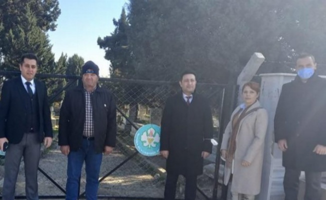 Manisa Salihli'de mezarlıkların güvenliği arttırıldı 