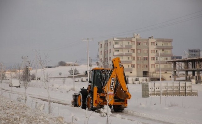 Mardin’de kar ile mücadele seferberliği