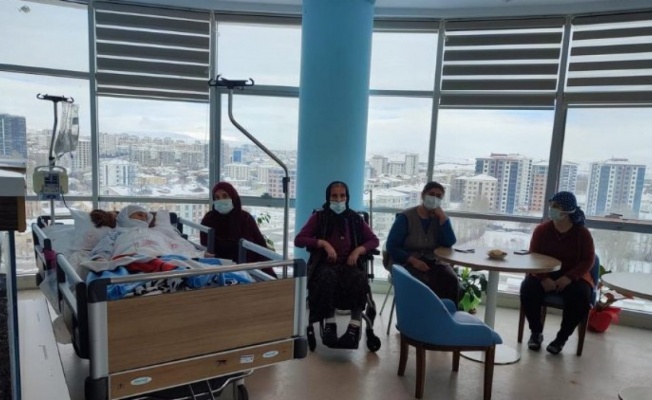 Sivas'ta hasta ve hasta yakınlarına moral etkinliği 
