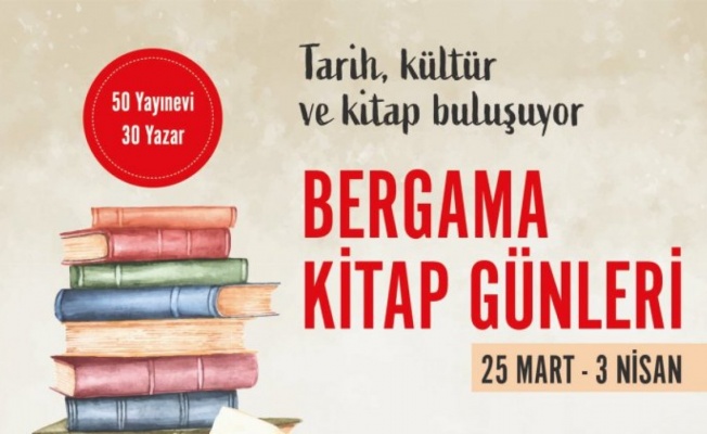 İzmir Bergama Kitap Günleri için geri sayım başladı