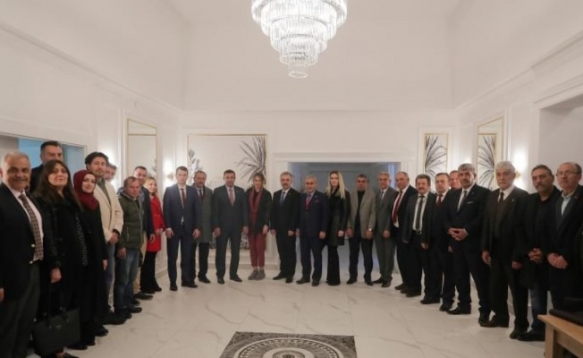 Kütahya'da Başkan Işık sendika başkanlarıyla bir araya geldi 