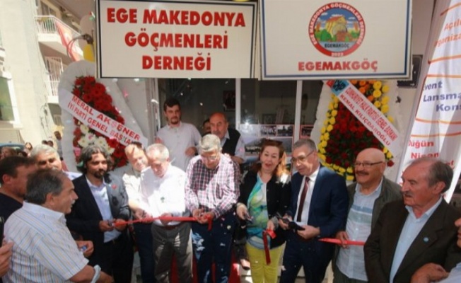 Ege Makedonya Göçmenleri Derneği  yeniden açıldı 