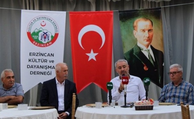 Bursa'da Erzincanlılar’dan değişim mesajı