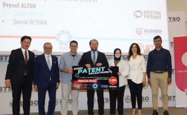 Bursa Patent Hackathonu'nda ödüller sahiplerini buldu