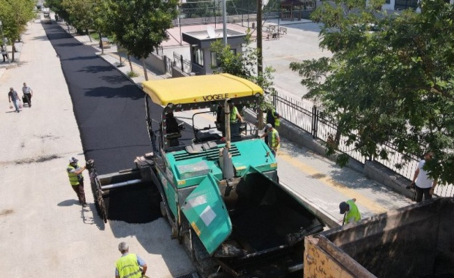 Bursa Yıldırım'da 6 ayda 22 bin ton asfalt