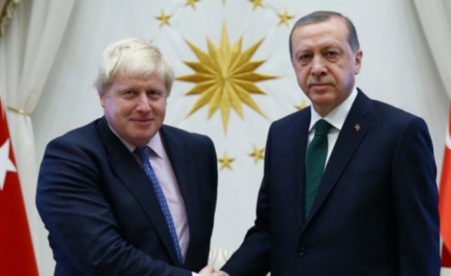 Cumhurbaşkanı Erdoğan, Johnson ile görüştü