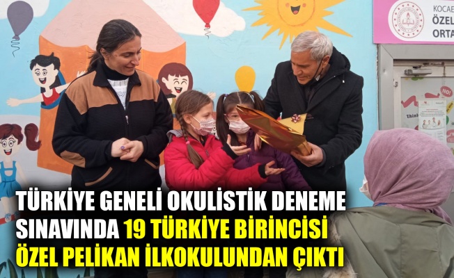 Türkiye geneli Okulistik Deneme Sınavı’nda 19 Türkiye birincisi Özel Pelikan İlkokulu’ndan çıktı