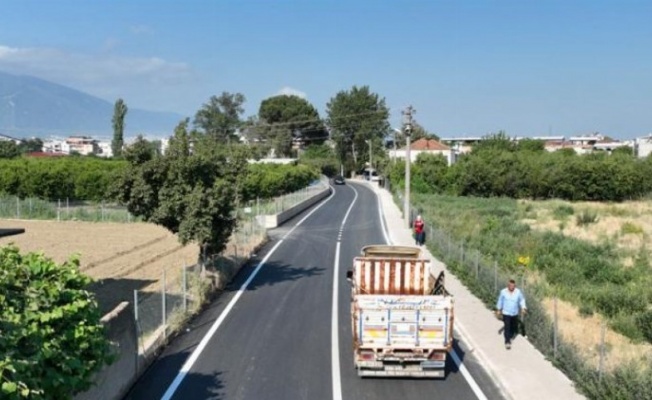 Bursa Gürsu'da İsabey yolu bayrama yetiştirildi