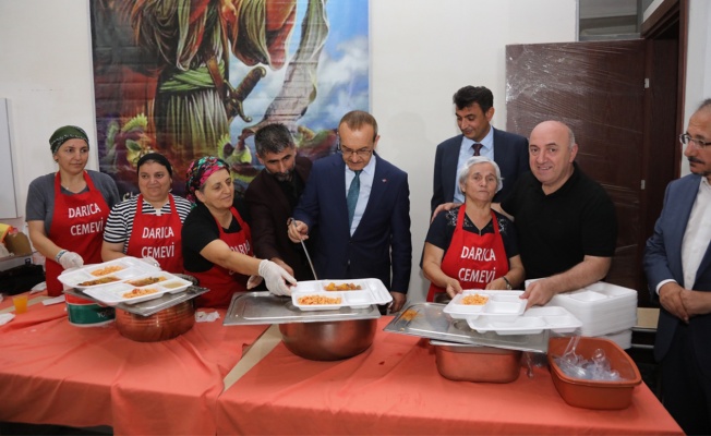 Başkan Bıyık, Cemevi’nde canlarla iftar açtı