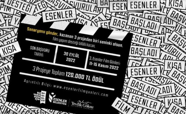 İstanbul Esenler'de 120 bin TL para ödüllü 'kısa film yapım desteği'