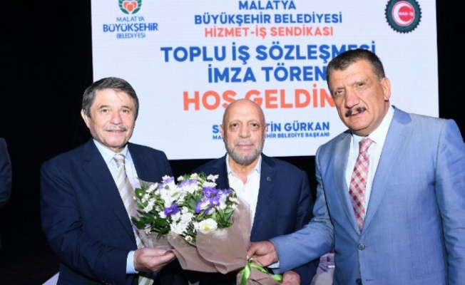 Malatya Büyükşehir'de 'Toplu İş Sözleşmesi' sevinci