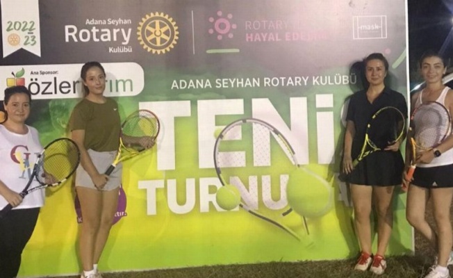Adana Seyhan Rotary’nin Tenis Turnuvası sona erdi