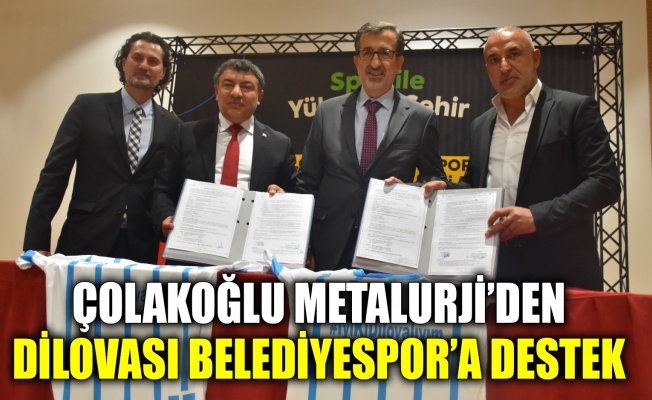 Çolakoğlu Metalurji’den, Dilovası Belediyespor’a destek