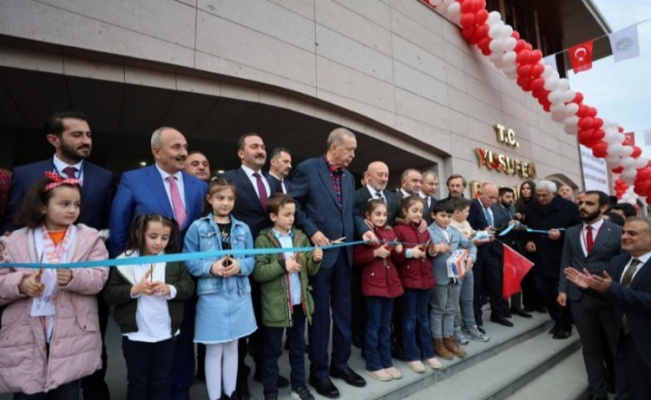 Cumhurbaşkanı Erdoğan, Artvin Yusufeli Belediye Binası'nı açtı