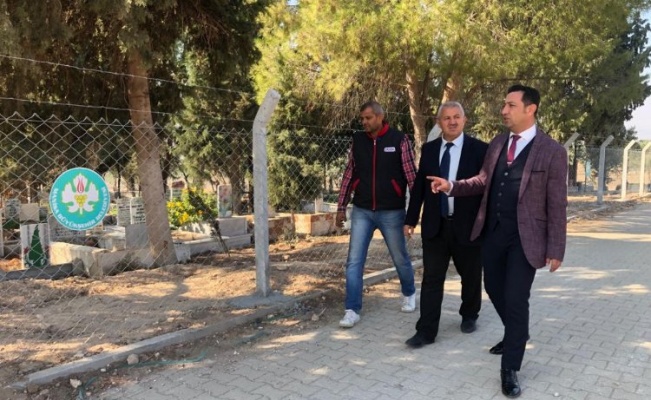 Manisa'da mezarlıkların güvenliği Büyükşehir'le sağlanıyor