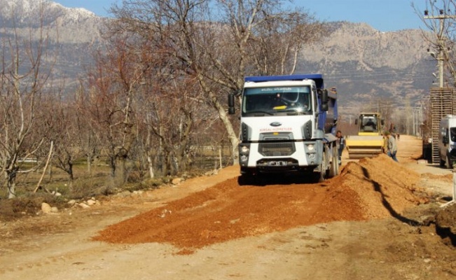 Antalya'da asfalt çalışması