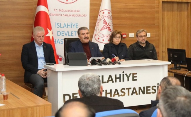 Bakan Koca Gaziantep'in analiz sonuçlarını açıkladı