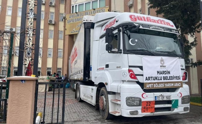Mardin Artuklu Belediyesi’nden yardım sevkiyatı