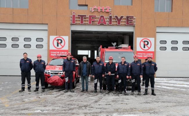 Nevşehir Belediyesi ekipleri deprem bölgesinde