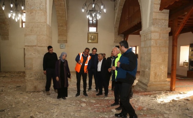 Kayseri'de tarihi camiye büyük restorasyon