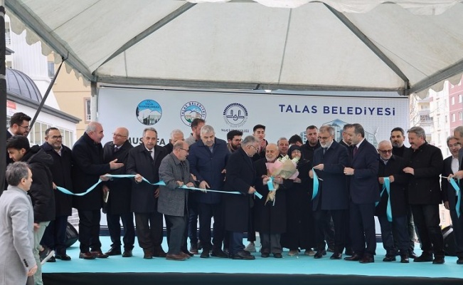 Kayseri Talas'ta camiye görkemli açılış