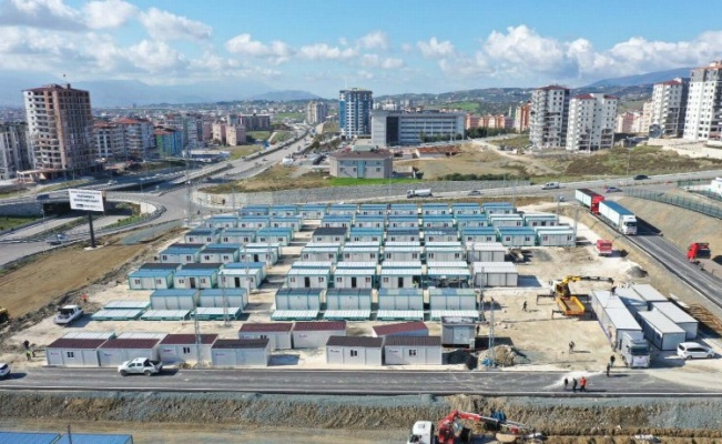 Kocaeli Büyükşehir'den Defne'ye konteyner kent