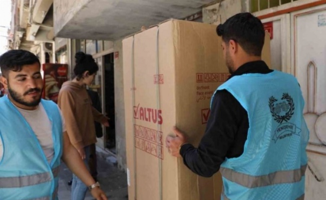 Diyarbakır'da depremzedelere beyaz eşya desteği