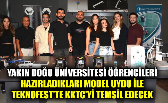 Yakın Doğu Üniversitesi öğrencileri, hazırladıkları model uydu ile TEKNOFEST’te KKTC’yi temsil edecek