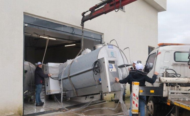 Kocaeli Büyükşehir'den yüzde 50 hibeli soğuk süt tankı