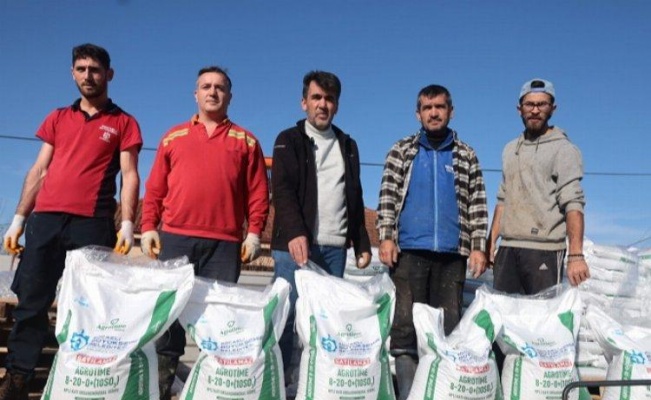 Kocaeli'de çiftçiye tohum ve gübre desteği